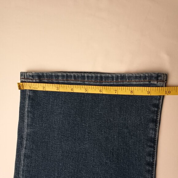 Loft Jeans Size 32/14 The Curvy Kick Crop High Rise Medium Wash - Picture 10 of 10